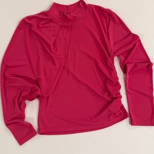 Zara Vibrant Pink Long Sleeve blouse